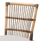 Baxton Studio Kim Modern Bohemian White Fabric and Natural Brown Rattan Dining Chair 224-12835-ZORO - alternate 2